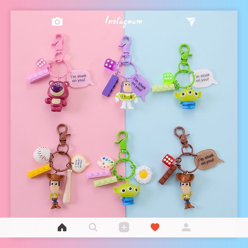 Móc Khóa Hình Nhân Vật Hoạt Hình Toy Story Xinh Xắn