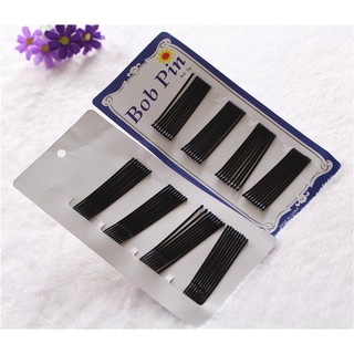 Bộ Ghim Kẹp Tóc Màu Đen Tiện Dung (60 chiếc) (SP000608)