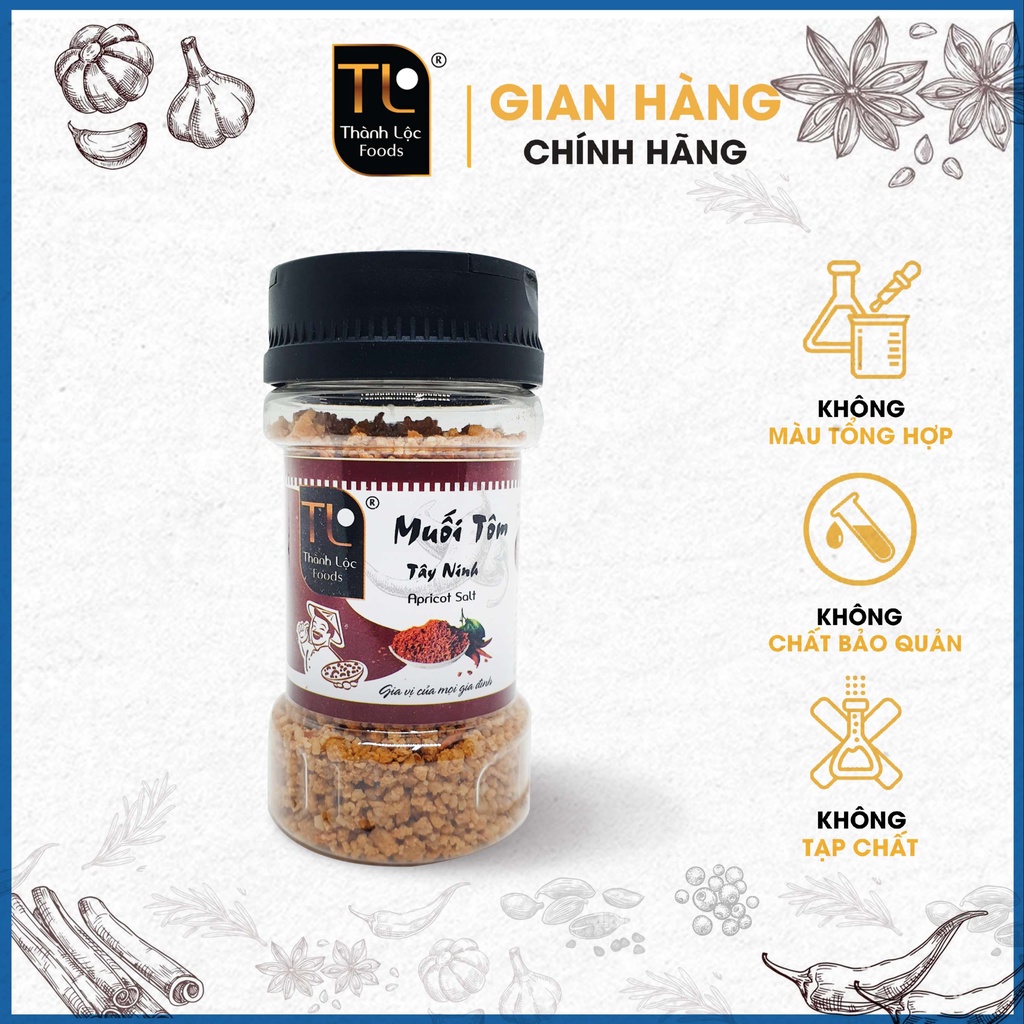 Muối tôm (Tây Ninh) Thành Lộc lọ 100gr