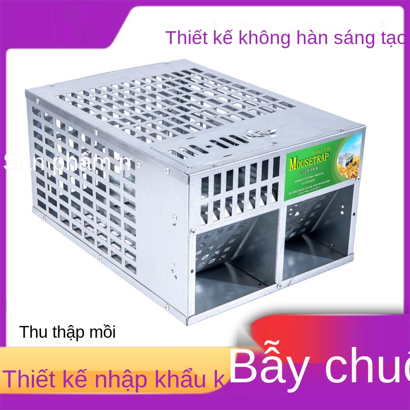 A Hiện vật bẫy chuột cỡ lớn thiết bị liên tục tự động kẹp lồng hiệu quả cao gia đình dùng để bắt và xua đuổi
