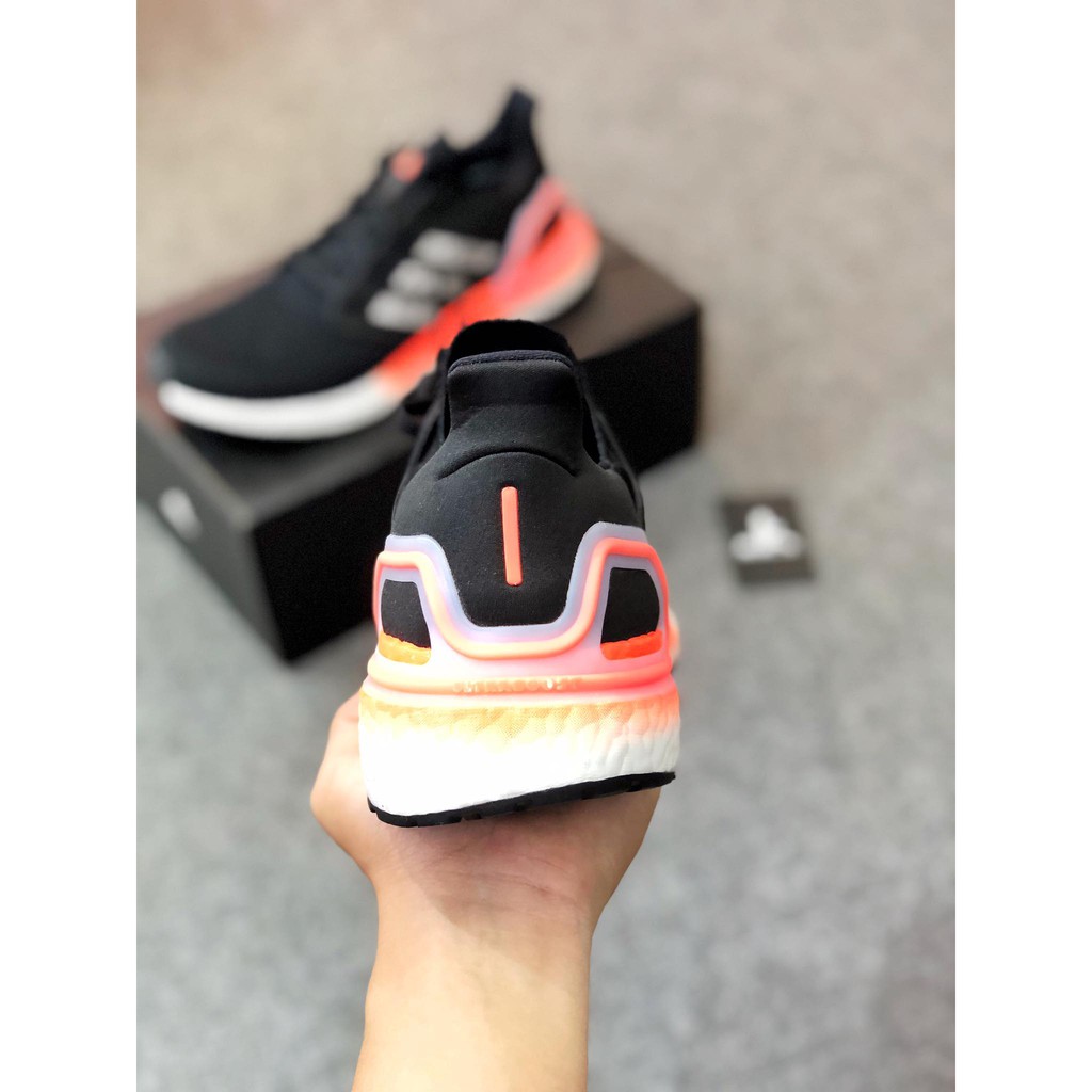 UltraBoost 20 Core Black Signal Coral-EG0756