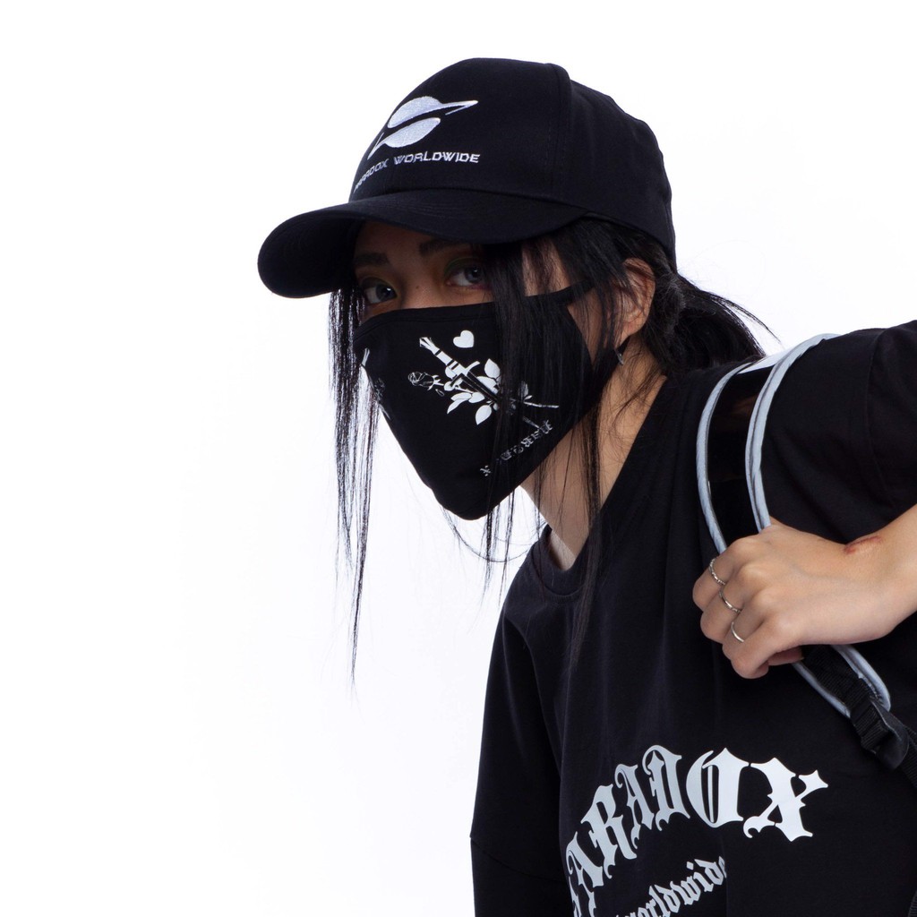 Nón kết Paradox Universal Cap (BLACK) - White Wording