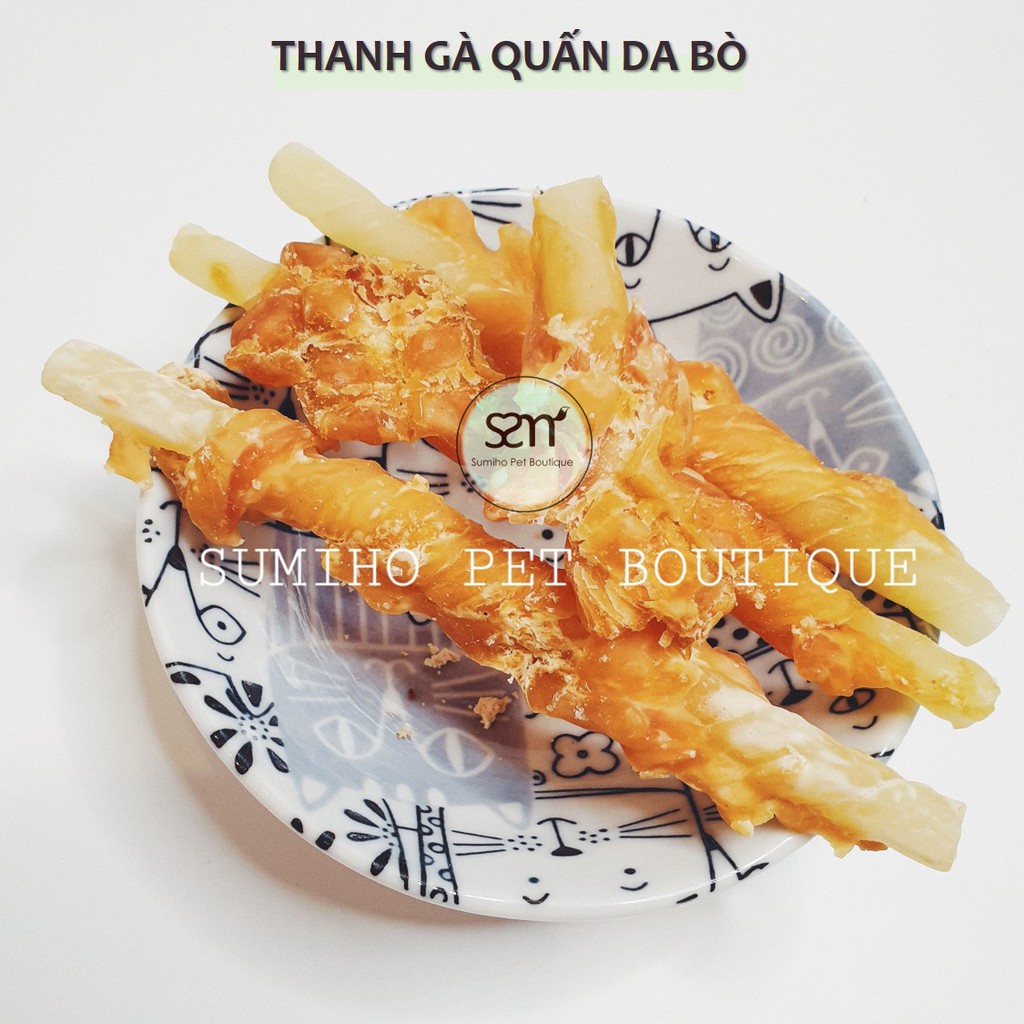 Bánh thưởng cho chó Sumiho (Nhiều hương vị) (100gr/túi) Đồ ăn cho chó mèo thú cưng