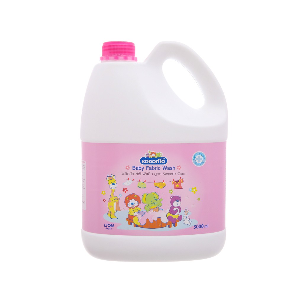 Nước giặt Kodomo Sweetie Care 3 - 1000ml, 2000ml, 3000ml - Thương hiệu Thái Lan - infomybestshop