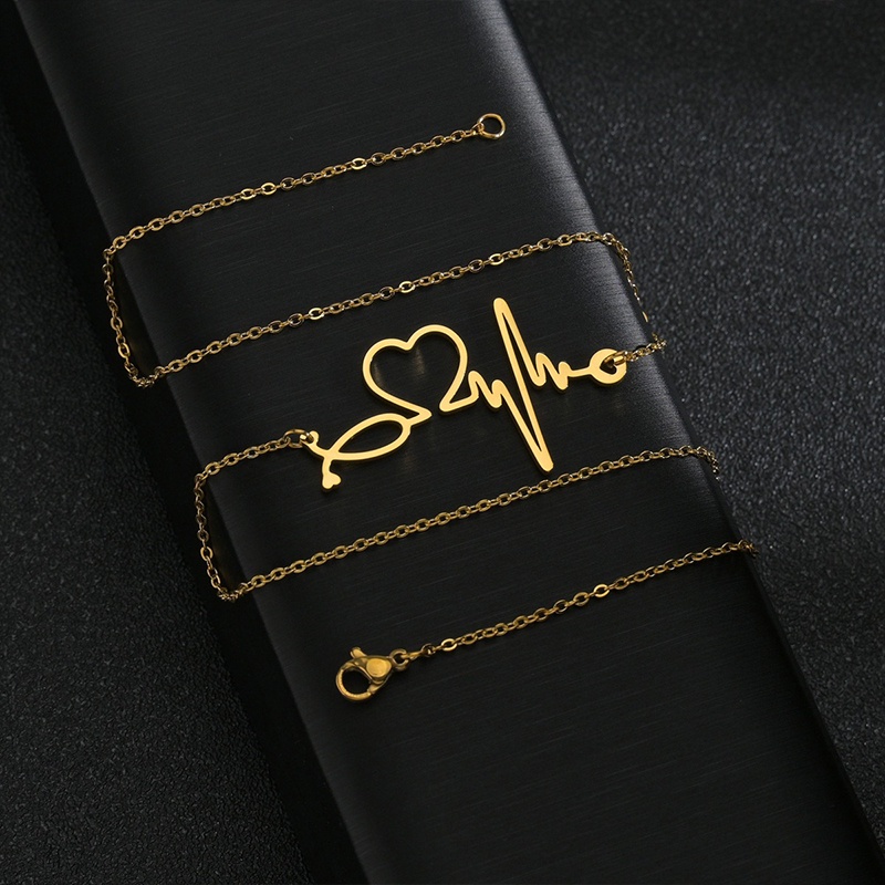 Vòng cổ mặt hình trái tim thời trang cho nữ