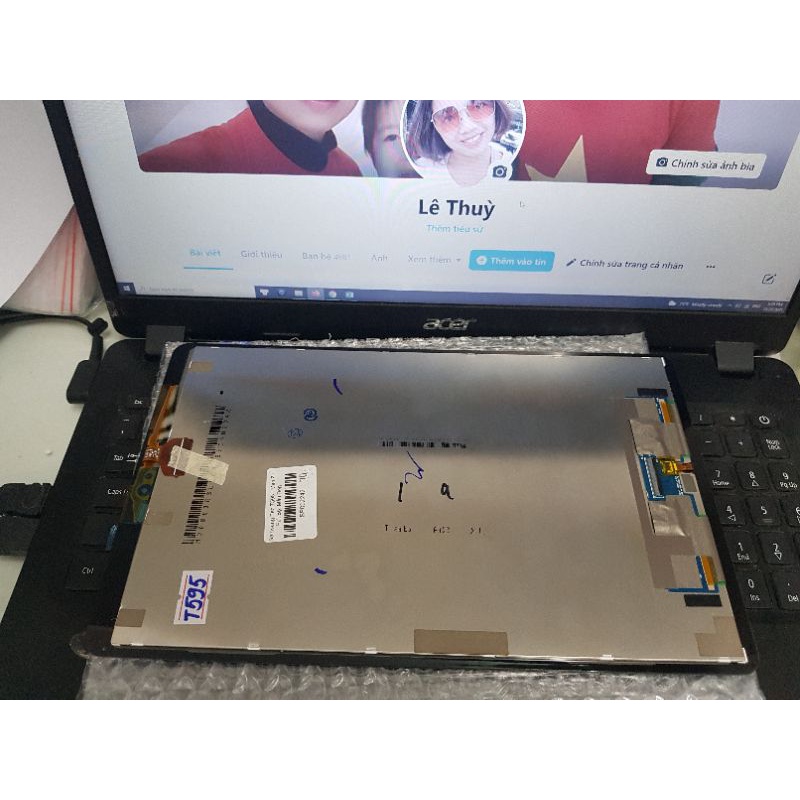 Bộ màn samsung Tab T595 / T590 zin