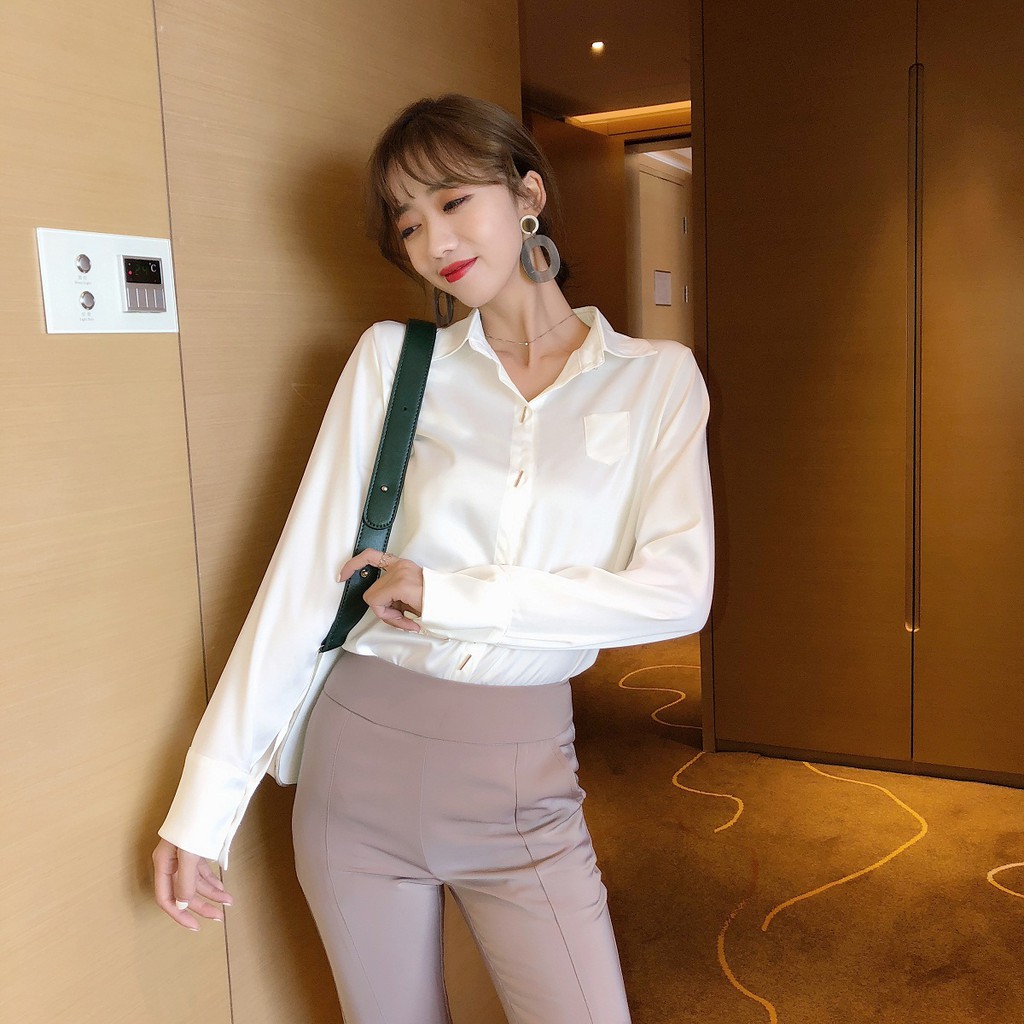 Áo sơ mi nữ tay dài Emilyshop
