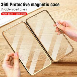 iPhone 11/11 Pro/11 Pro Max Magnetic Adsorption Double Sides Glass Case