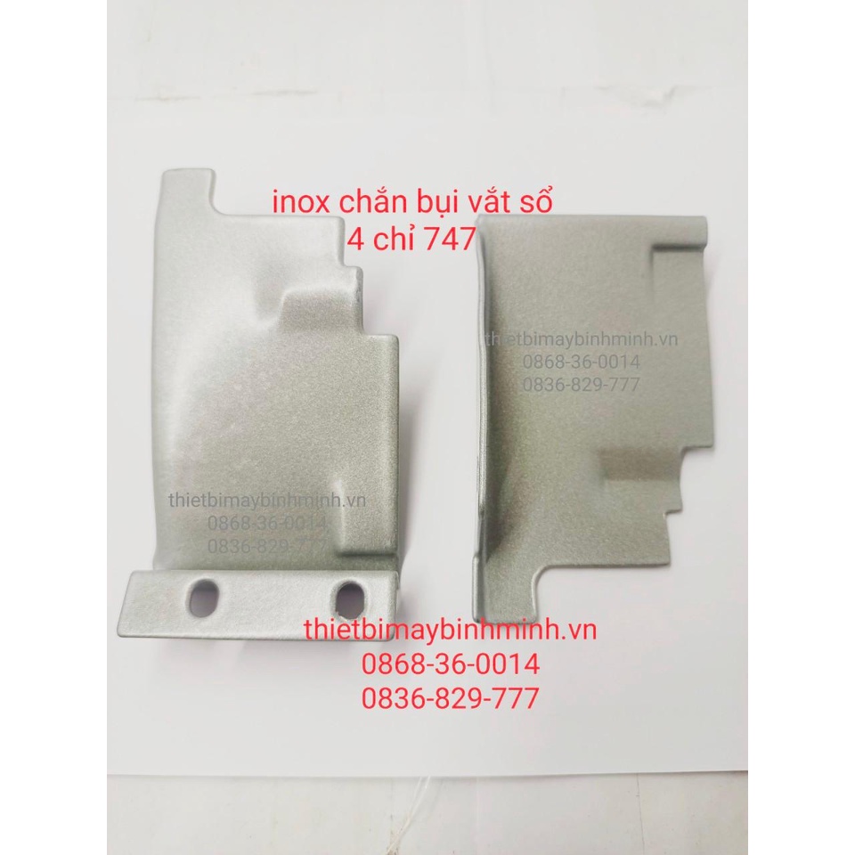 Inox chắn bụi vắt sổ 4 chỉ 747