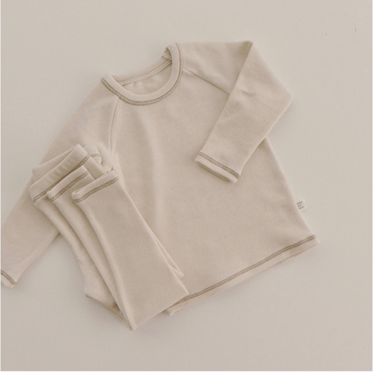 Bộ áo liền quần tay dài màu sắc dễ thương cho bé