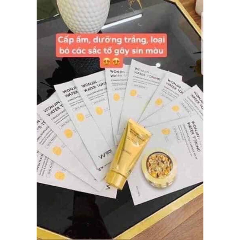 Mặt Nạ Dưỡng Sáng Da Wonjin Effect Water Toning Mask