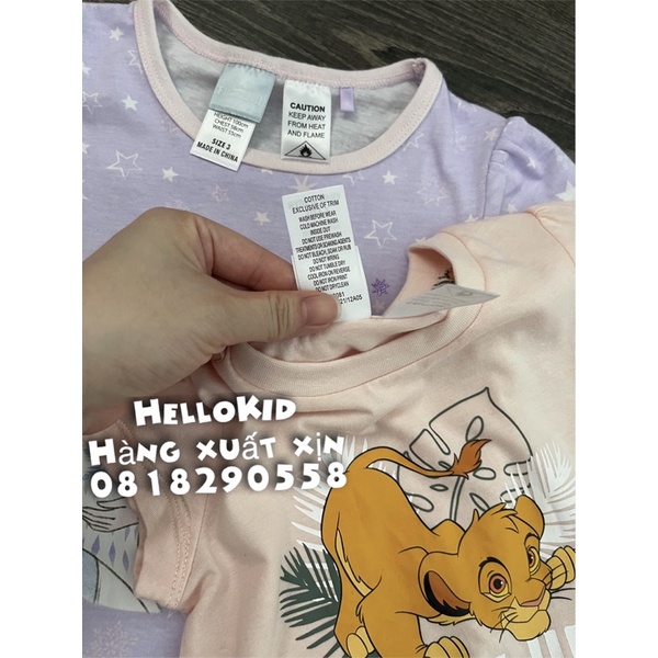 B302 - Bộ thun cotton bé gái