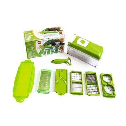 Dụng cụ cắt rau củ đa năng,Bộ Dụng Cụ Cắt Rau Củ 10 Món Nicer Dicer Plus Đa Năng