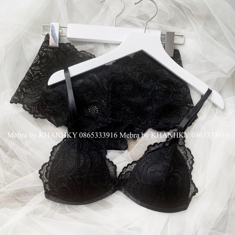 Bộ bralette đen đùi (khách đặt từ 2 bộ tự chọn bất kì) | BigBuy360 - bigbuy360.vn