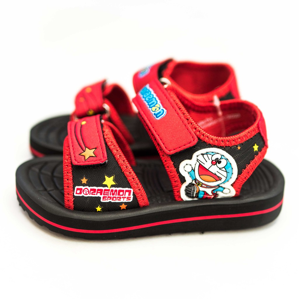 GIÀY SANDAL XỐP QUAI HẬU HỌC SINH BÉ TRAI DORAEMON DXB128722 (ĐỎ + XANH DƯƠNG)