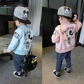 Áo gió mickey 2 lớp