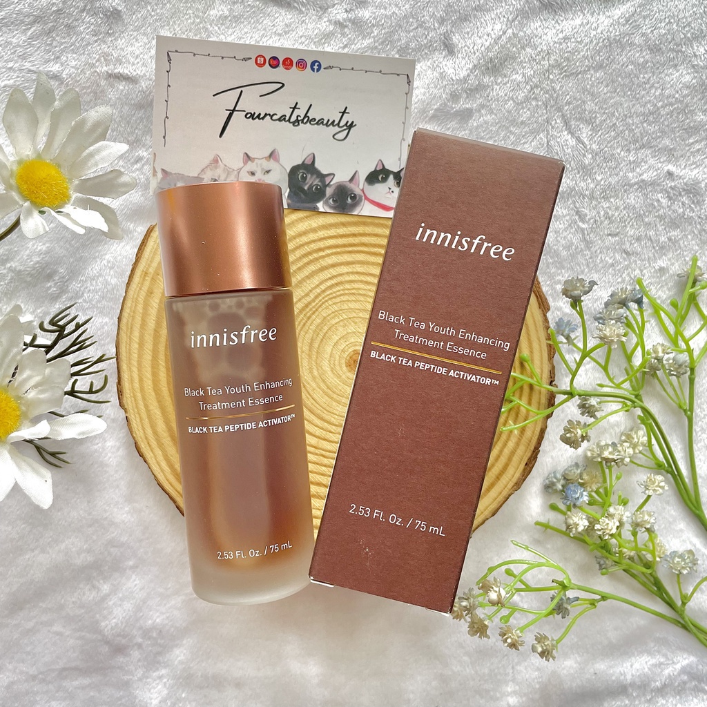 Nước Dưỡng Chống Lão Hóa Chiết Xuất Trà Đen Innisfree Black Tea Youth Treatment Essence