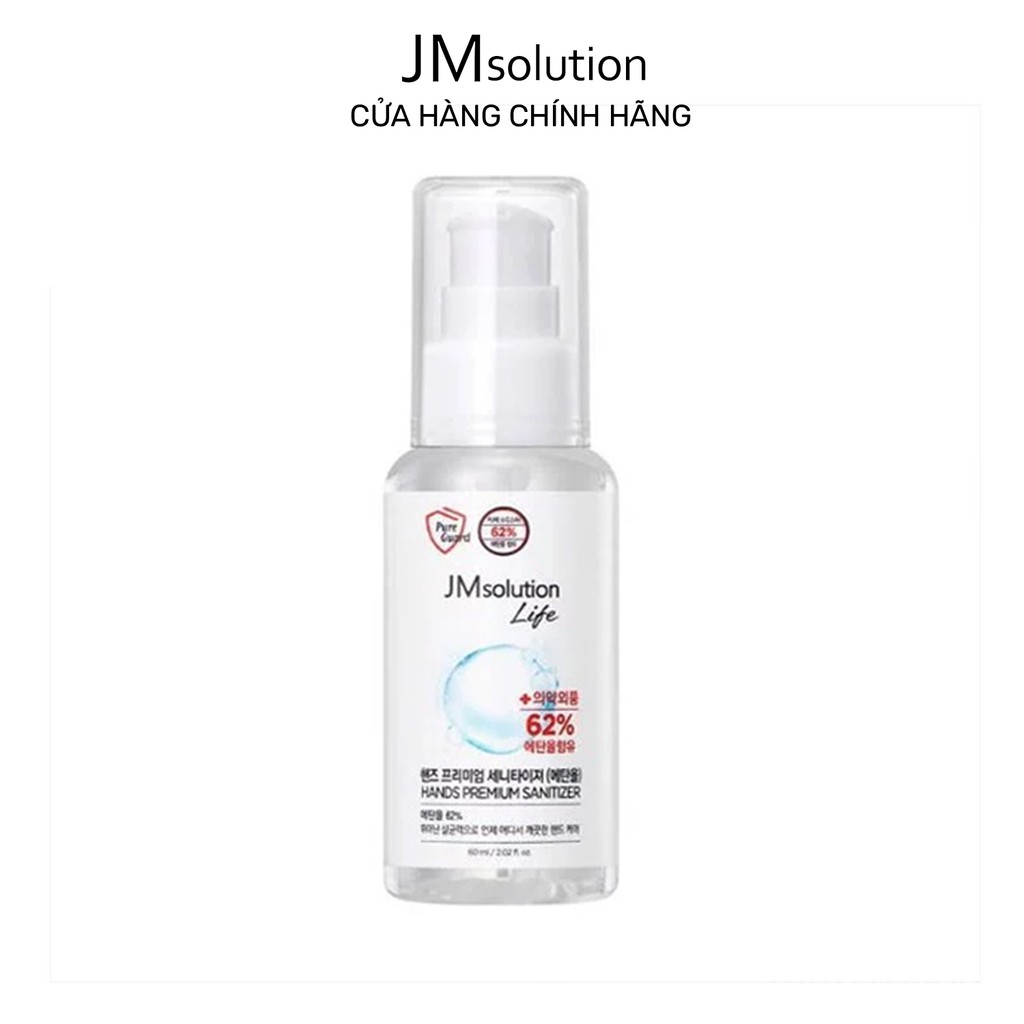 Gel Rửa Tay Khô JM Solution Life Hands Premium Sanitizer Diệt Khuẩn 99,9% 60ml