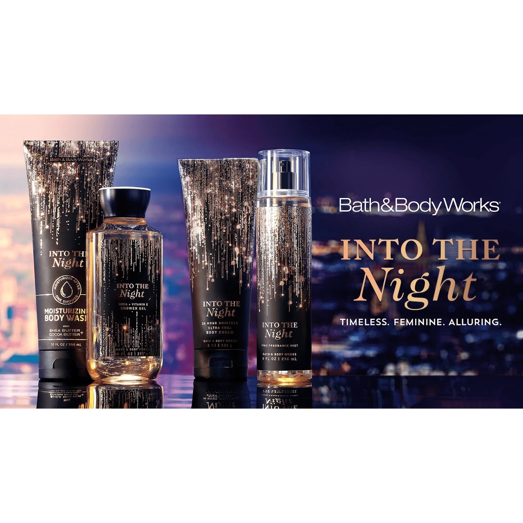 [𝗦𝗔𝗟𝗘]..::✨Xịt thơm Into the Night - Body Mist Bath &amp; Body Works(30ml-50ml-100ml)✨::..