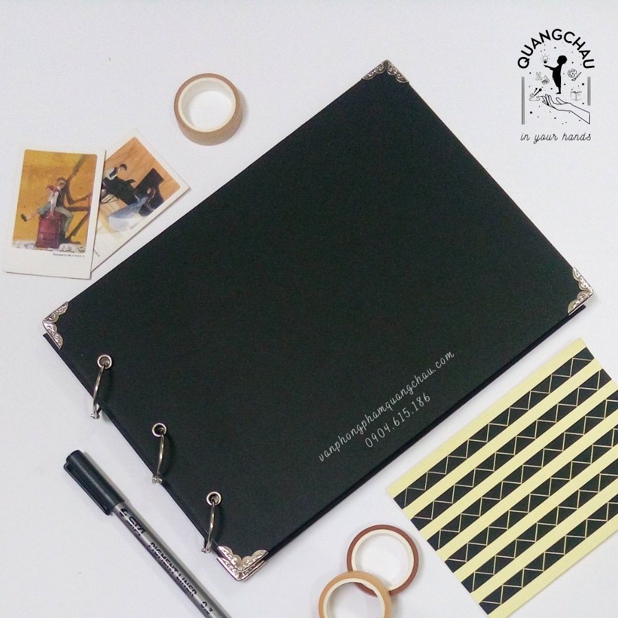 Scrapbook, album trơn tự trang trí