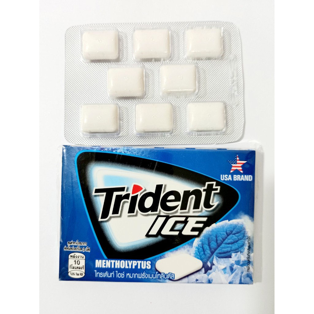 kẹo cao su Trident ice vĩ 11,2 gr 3 vị