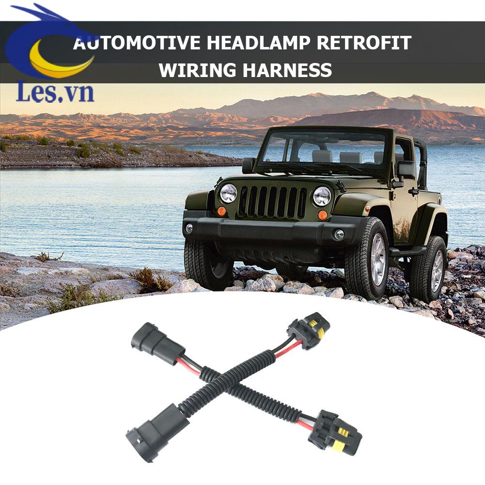 Bộ 2 Ổ Cắm Chuyển Đổi H11 Sang 9005 9006 Cho Đèn Pha