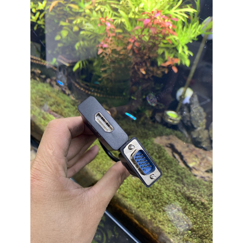 Cáp Chuyển VGA to HDMI 1080P Uteck Có Âm Thanh