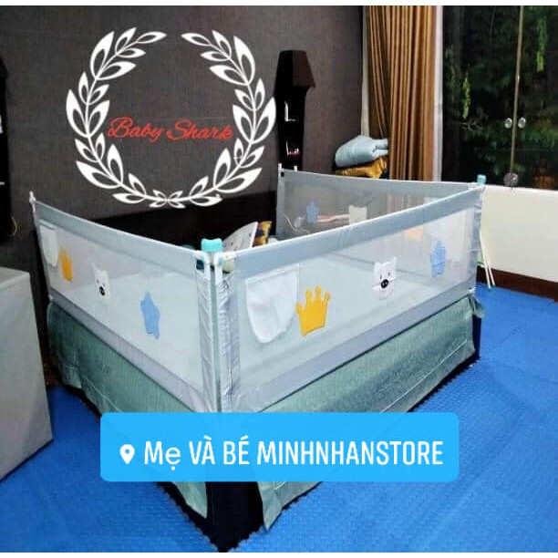 THANH CHẮN GIƯỜNG BABYSHARK - MẪU MỚI