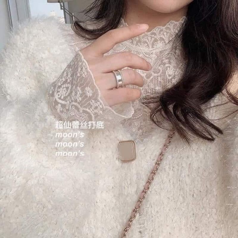 Áo Ren Tiểu Thư Xinh Xắn