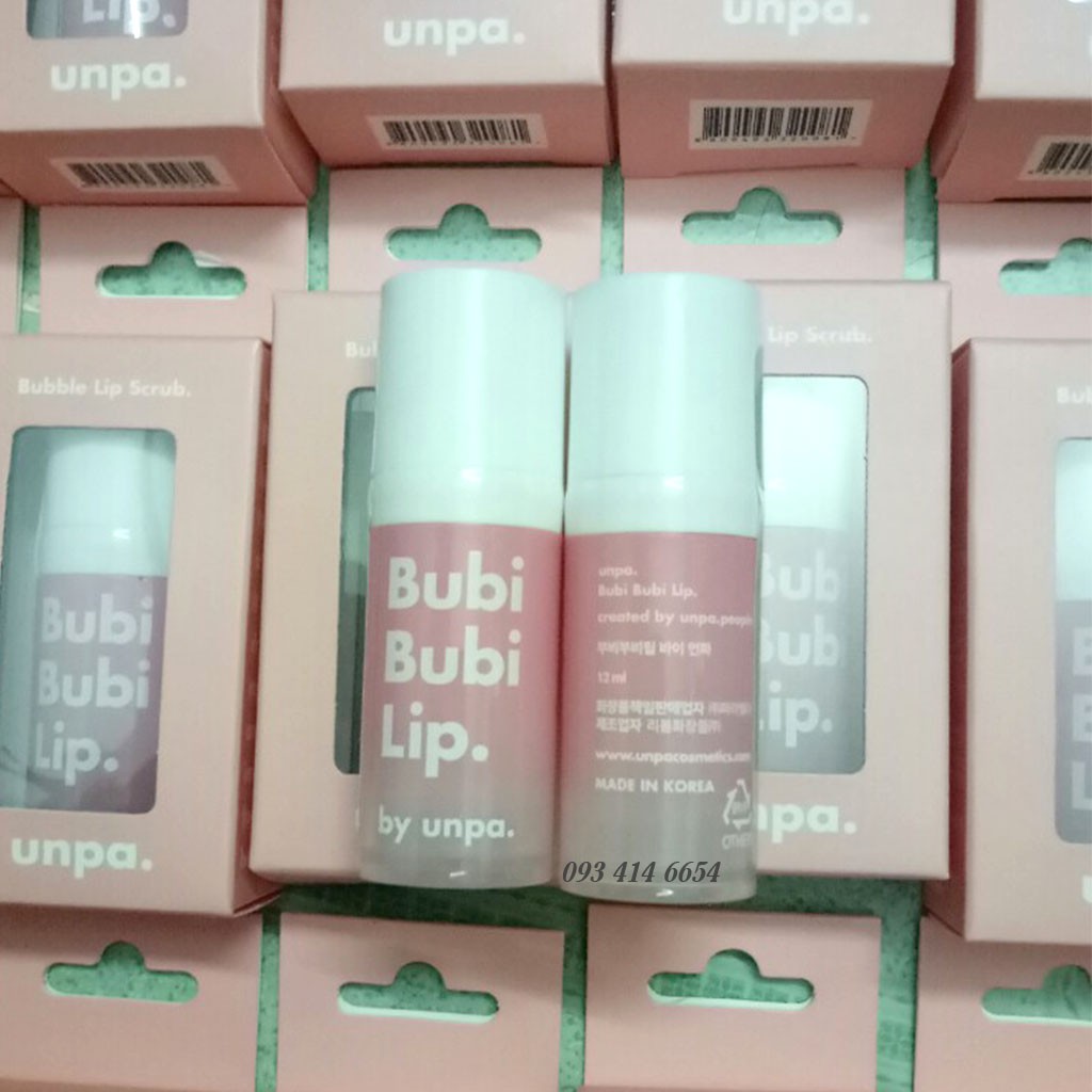 Tẩy Tế Bào Chết Môi Sủi Bọt Unpa Bubi Bubi Lip Hàn Quốc | BigBuy360 - bigbuy360.vn