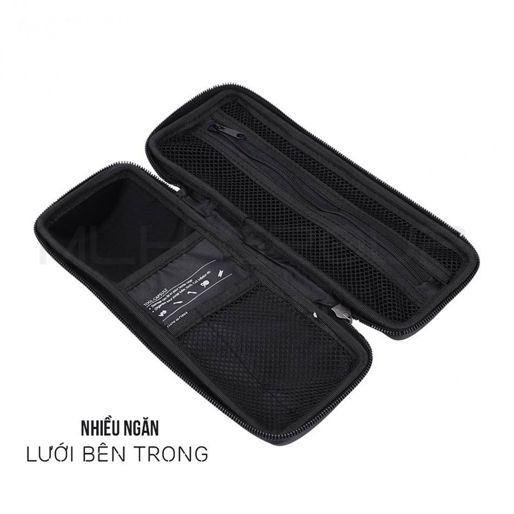 Hộp Đựng Phụ Kiện Xe Đạp/ Túi Đựng Dụng Cụ Sửa Chữa Xe Đạp Dạng Bình Nước Chất Liệu EVA Chống Nước Cao Cấp MLH