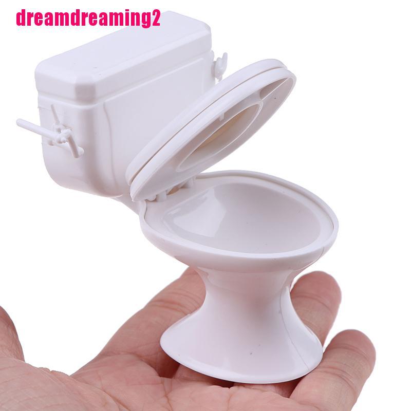 Mô Hình Toilet mini Dễ Thương Trang Trí Nhà Búp Bê