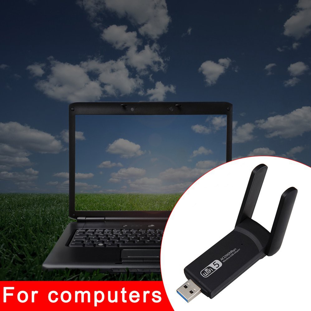 Ăng Ten Wifi Usb 3.0 1200mbps 5ghz 2.4ghz 802.11ac Rtl8812Bu Cho Máy Tính | BigBuy360 - bigbuy360.vn