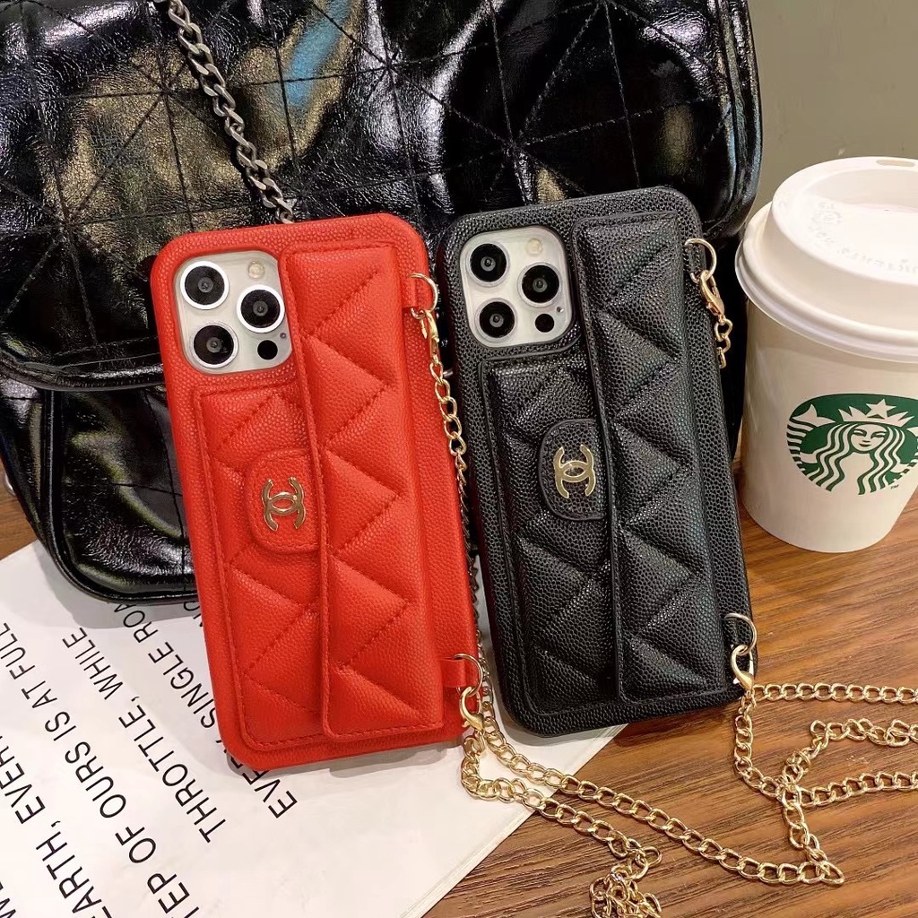 Ốp Điện Thoại In Logo Thương Hiệu Lớn Có Dây Đeo Cho Apple Iphone 14i12 iPhone13promax i11 X / XR / XS AMAX 7 / 8PLUS