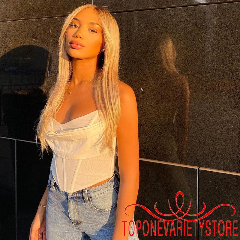 Áo Lửng Hai Dây Cổ Sâu Phong Cách Quyến Rũ Dành Cho Nữ | BigBuy360 - bigbuy360.vn