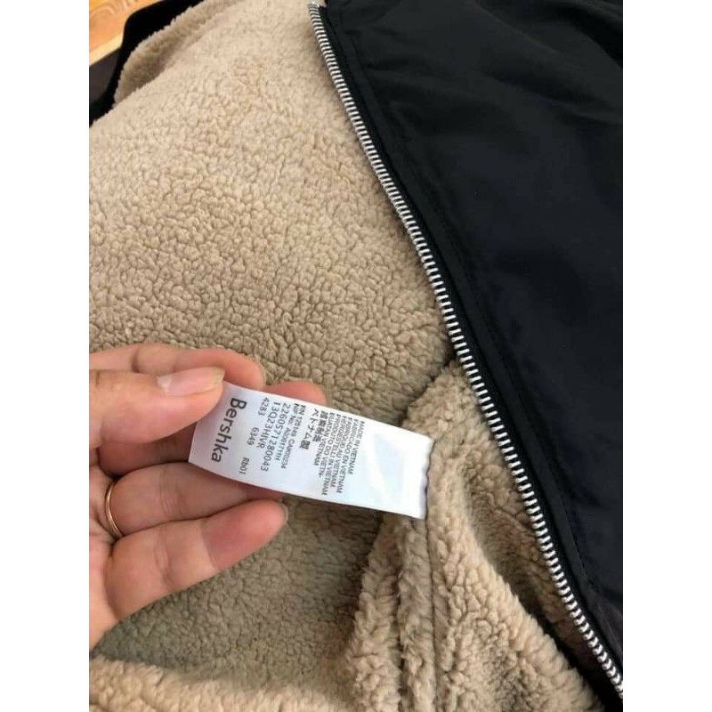 Bomber Jacket Bsk lót lông cừu