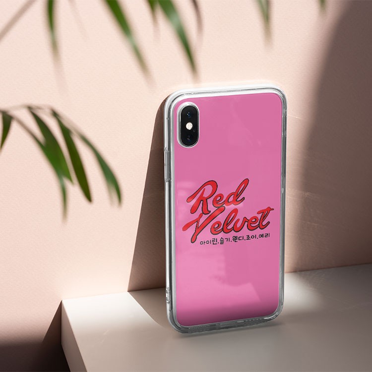 Ốp iPhone nhóm nhạc Red Velvet nền hồng 7/7Plus/8/8Plus/X/Xs/Xs Max/11/11 Promax/12 /12 Pro Max Lpc16120657