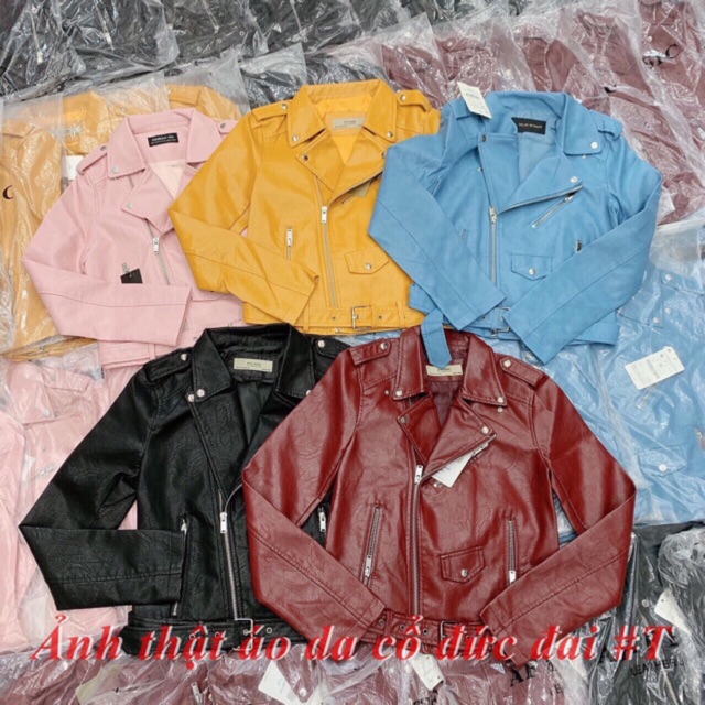 Áo da hothit hàng tqxk chất da quá đẹp quá hịn giá lại quá yêu k mua e này hơi phí