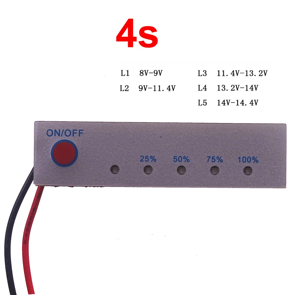 Bảng mạch hiển thị nguồn pin Lithium 4s 16.8v