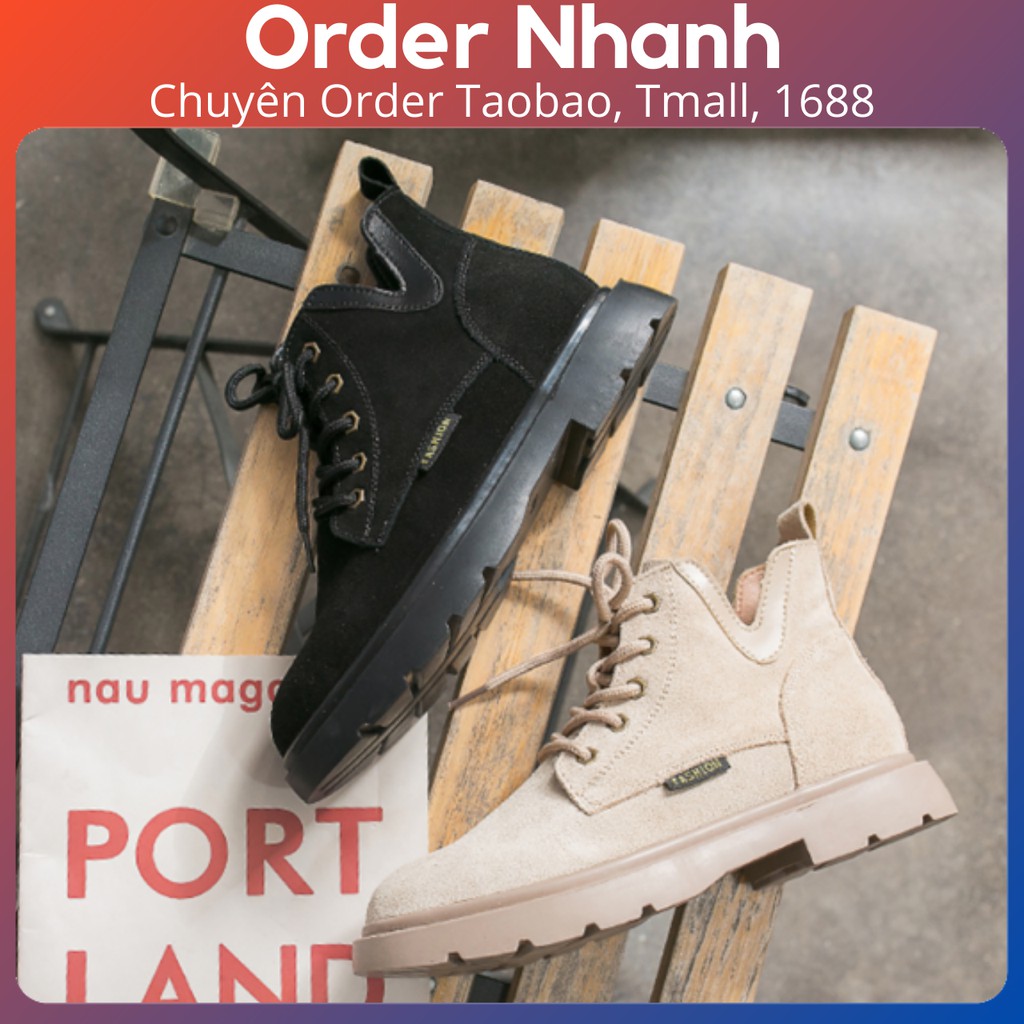 Giày Boot Chelsea nữ dáng chuẩn cực xinh Order