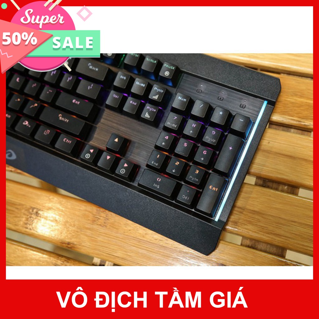 Bàn phím cơ Gaming Dareu EK169 - Màu đen - Led 7 màu - Chính hãng BH 24 tháng - Cam kết lỗi 1 đổi 1