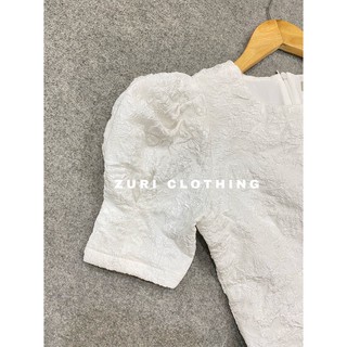 Đầm chữ A tay bồng (ảnh shop tự chụp)