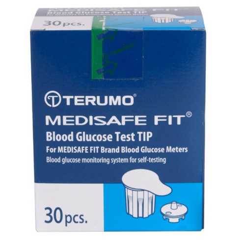 Que thử đường huyết tiểu đường Nhật Bản Terumo Medisafe Fit - Hộp 30 que