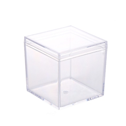 hộp vuông có nắp HOPN1 đựng bánh thạch đồ trang sức handmade slime