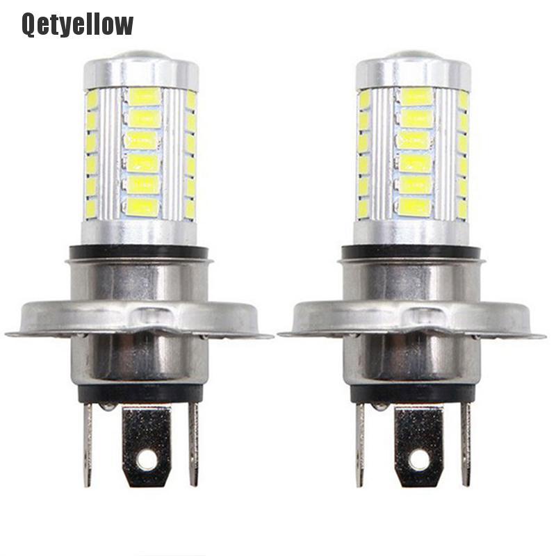 Đèn Pha Led H4 33 Smd 5630 5730 Màu Vàng Cho Xe Hơi