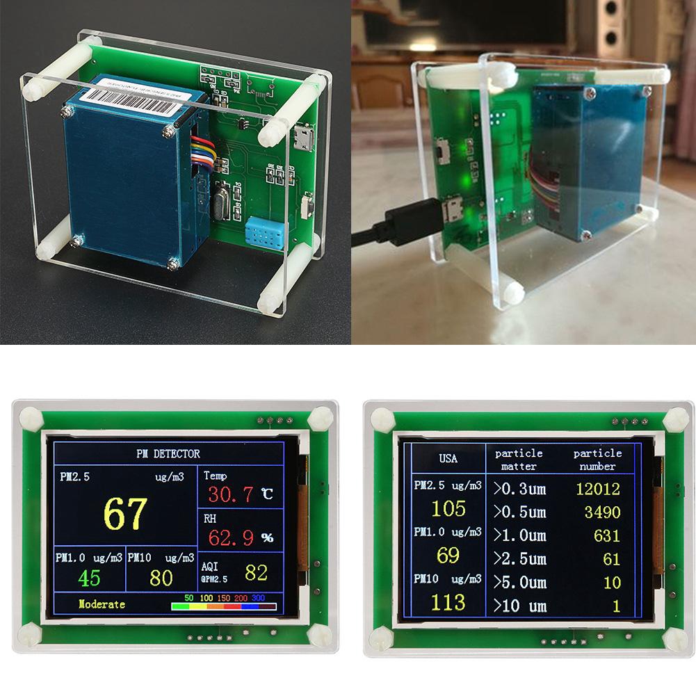 💛TG Máy đo tốc độ cao 2.8Inch Xe kỹ thuật số PM2.5 Máy đo kiểm tra chất lượng AQI Home Gas Monitor Hiệu suất tuyệt vời