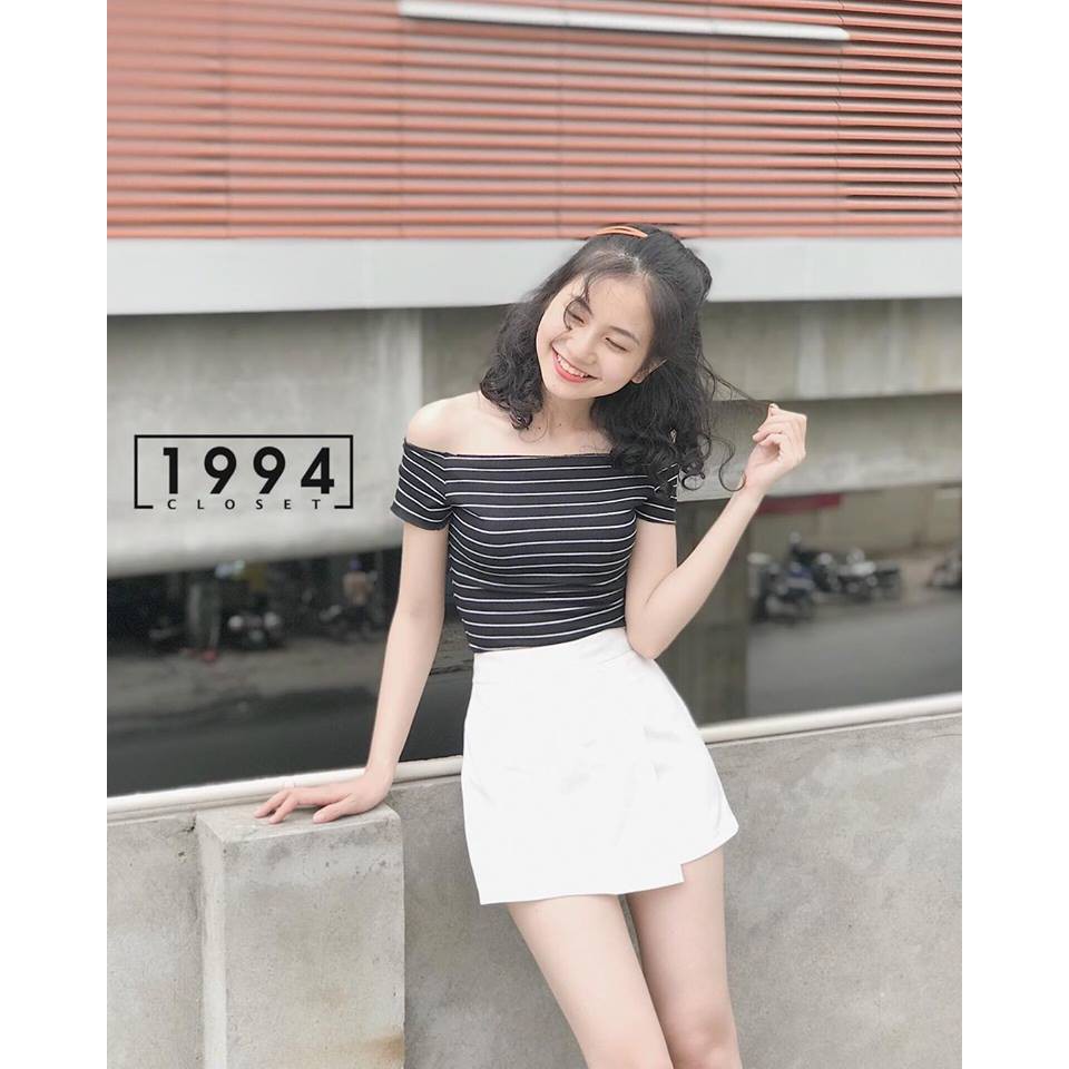 [Mã SKAMCLU7 giảm 10% tối đa 50K đơn 0Đ] Quần váy vạt chéo TKQ18 TKQ20 1994closet | BigBuy360 - bigbuy360.vn