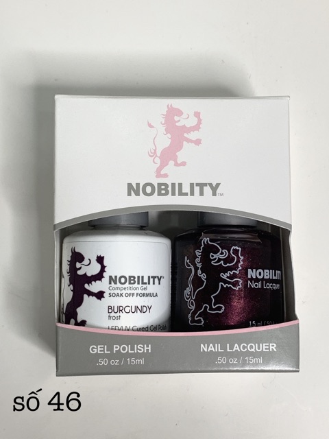 Sơn GEL LeChat USA (1 Cặp 2 Chai)  - Dòng NOBILITY