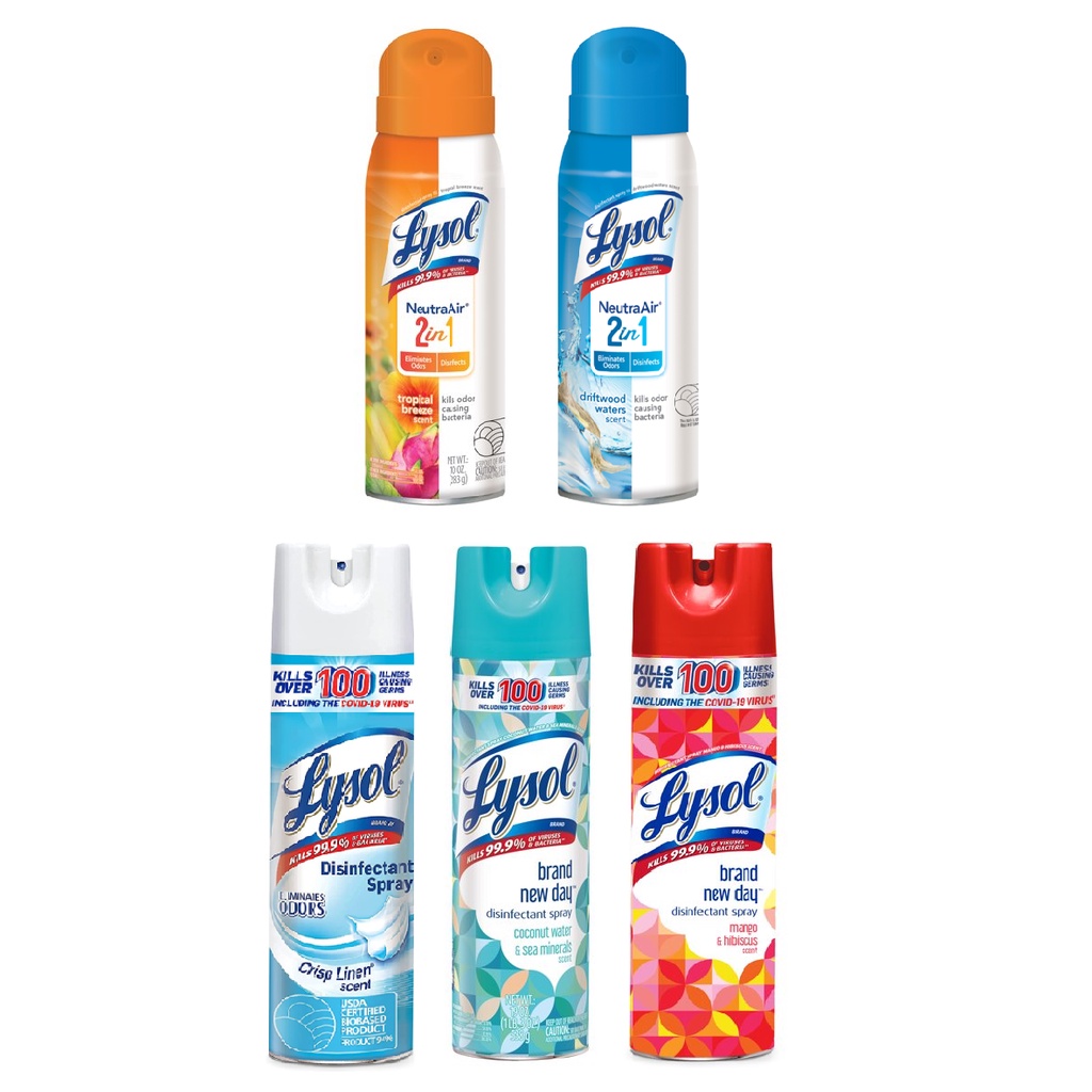 Lysol xịt phòng Neutra Air 2 in 1 khử trùng khử mùi ( hàng Mỹ )