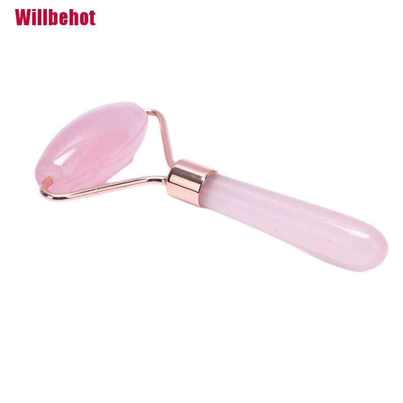 Thanh Mát Xa Mặt Thạch Anh Hồng Pha Lê Chống Nếp Nhăn